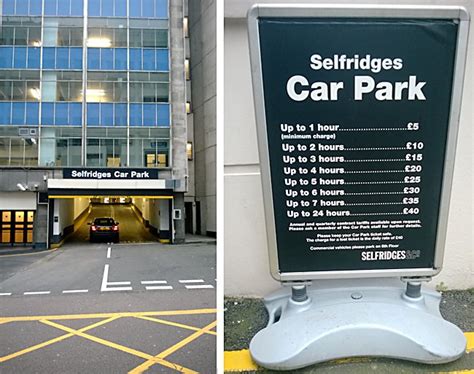 selfridges parking map.